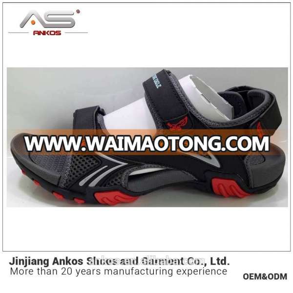 Summer fashion men sandal 2017 new style new develop from anko shoe factory in jinjiang